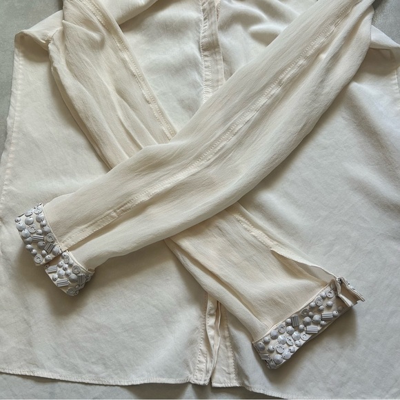 Akris Punto blouse high-neck, long-sleeved top - Picture 5 of 13